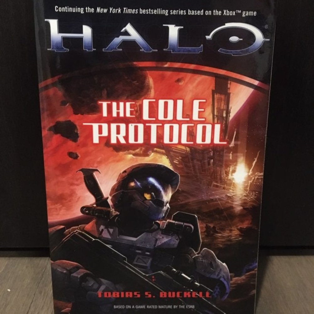 Halo The Cole Protocol Paperback Book Tobias S Buckell Xbox 360 Bungie Sci-Fi